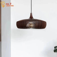 Suspension en bois pour restaurant japonais. | Marco Lucetti