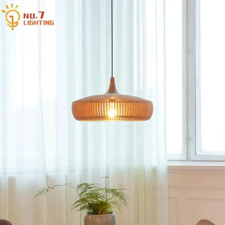 Suspension en bois pour restaurant japonais. | Marco Lucetti