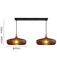 Suspension en bois pour restaurant japonais. | Marco Lucetti B2