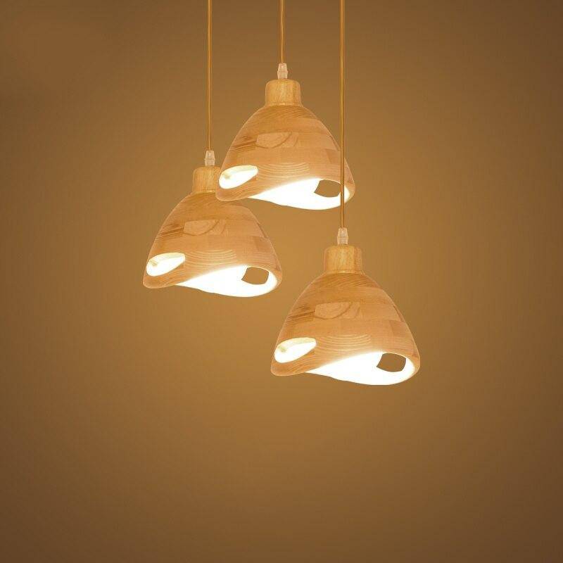 Suspension en bois style japonais Bar - Élégance naturelle | Marco Lucetti