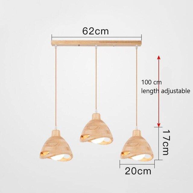 Suspension en bois style japonais Bar - Élégance naturelle | Marco Lucetti Rectangle / 3