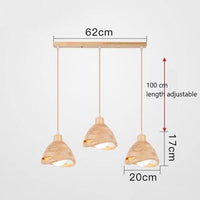Suspension en bois style japonais Bar - Élégance naturelle | Marco Lucetti Rectangle / 3