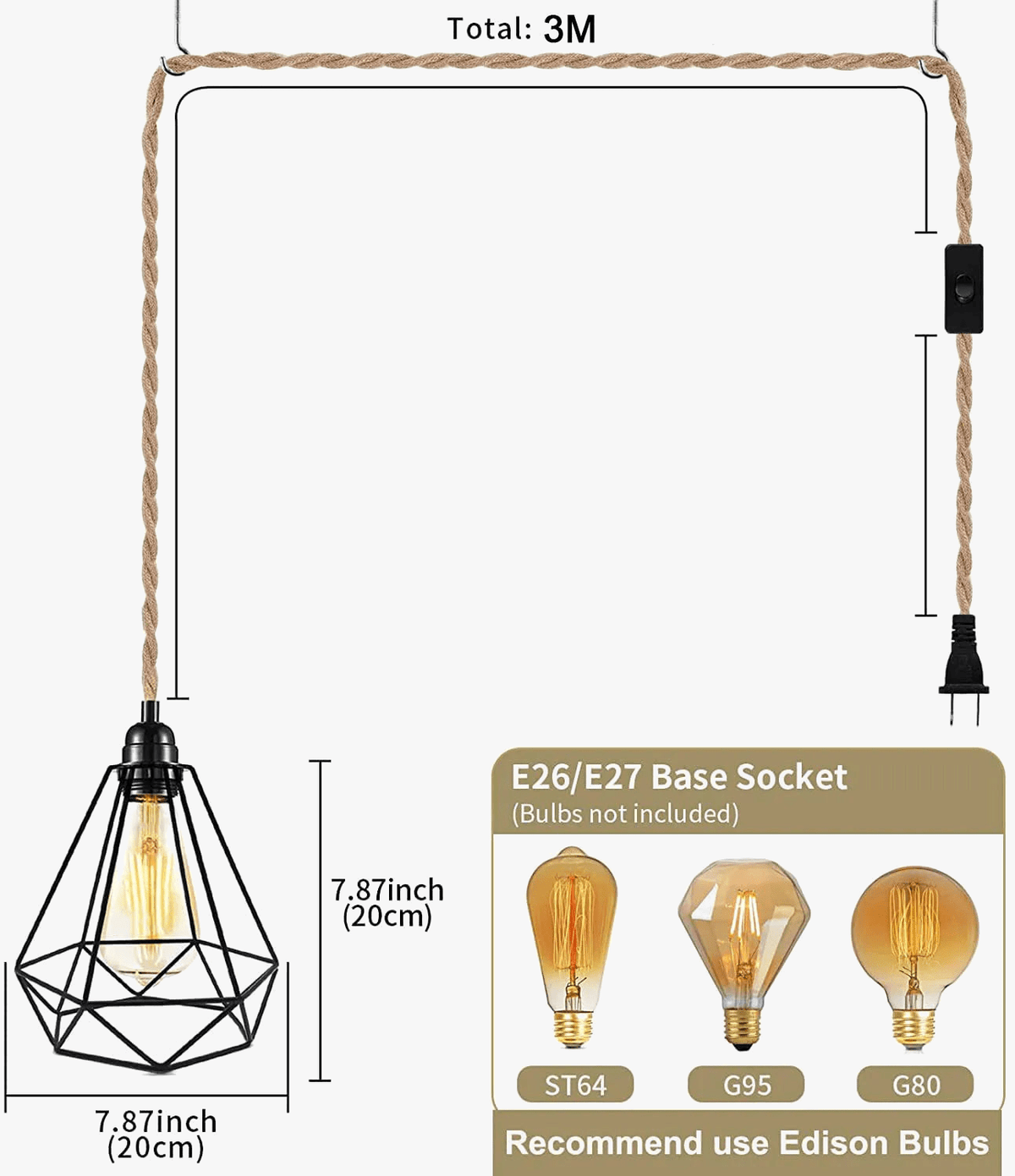 Suspension en chanvre de qualité | Marco Lucetti