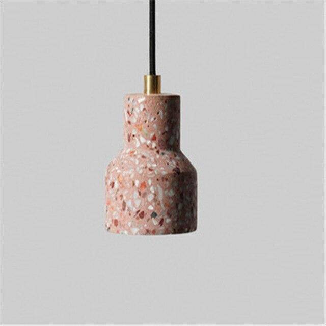 Suspension en ciment Terrazzo Colors | Marco Lucetti Rouge / Froide