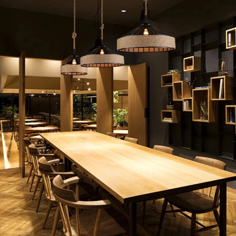 Suspension en corde de chanvre naturelle | Marco Lucetti