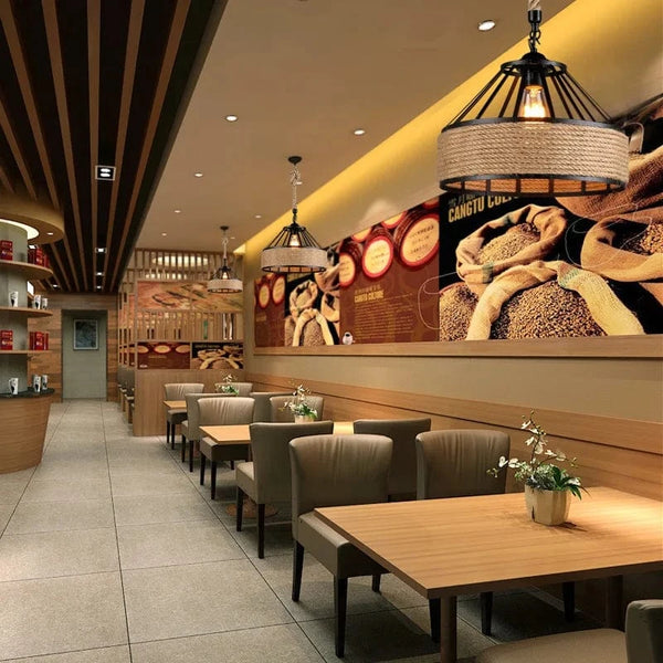 Suspension en corde de chanvre naturelle | Marco Lucetti