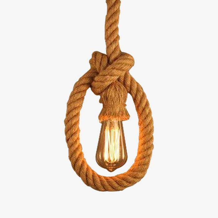Suspension en corde vintage Village