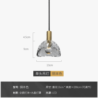 Suspension en cristal K9 LED de luxe postmoderne | Marco Lucetti