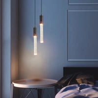 Suspension en cristal LED contemporaine | Marco Lucetti