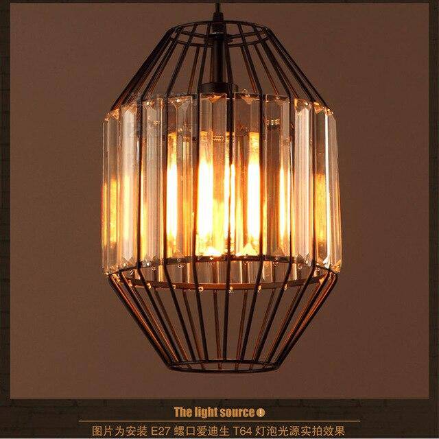 Suspension en cristal LED rétro Vintage | Marco Lucetti 1