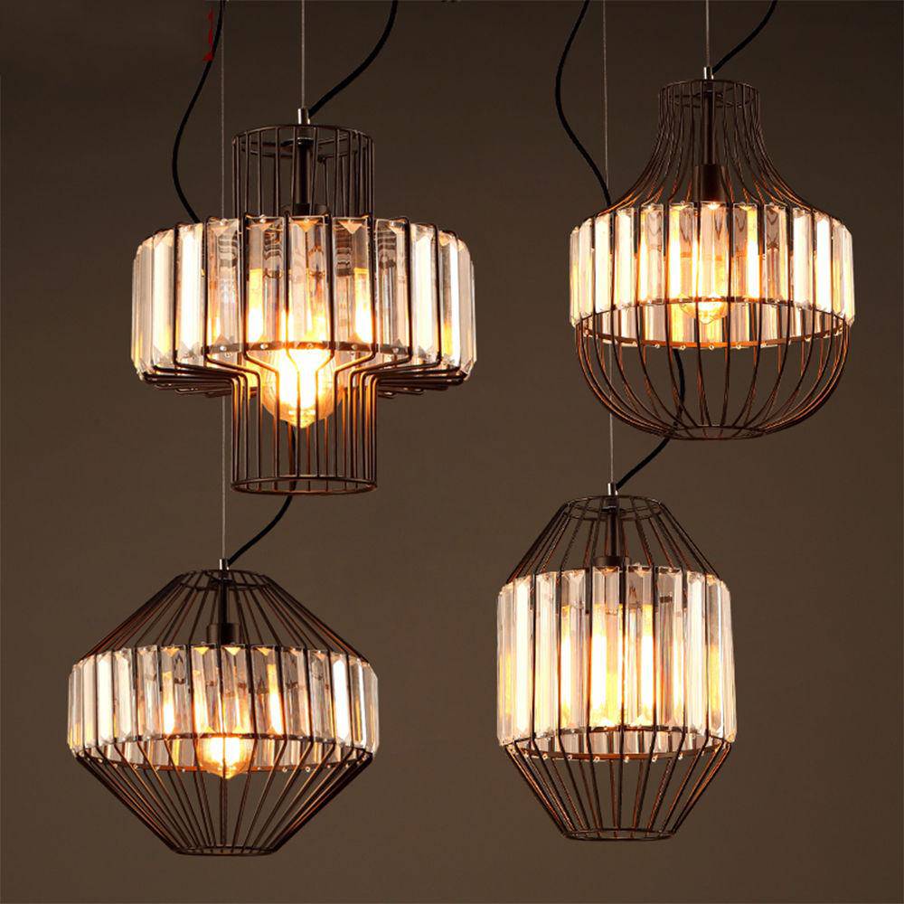 Suspension en cristal LED rétro Vintage | Marco Lucetti
