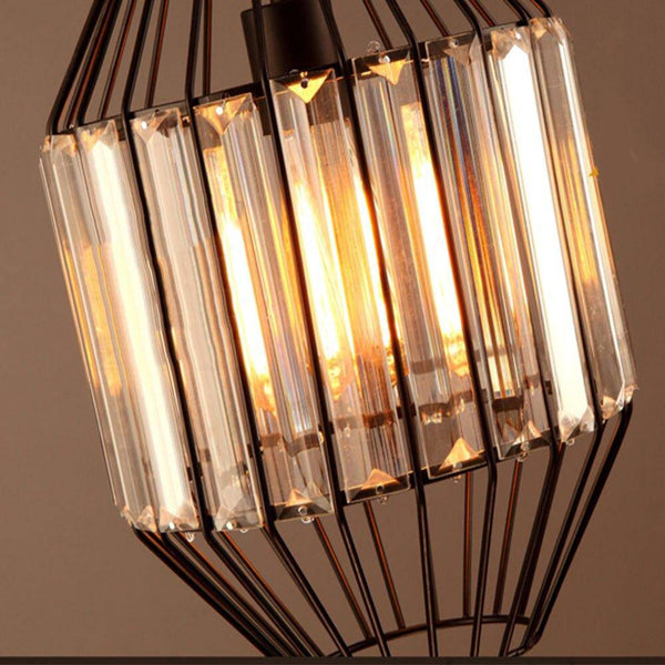 Suspension en cristal LED rétro Vintage | Marco Lucetti