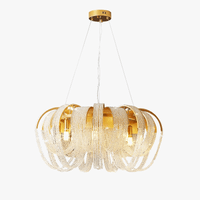 Suspension en cristal Luxe Moderne LED Décoratif | Marco Lucetti