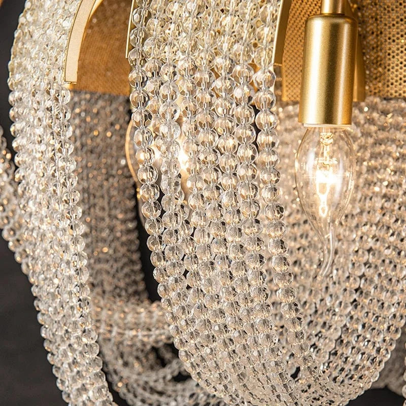 Suspension en cristal Luxe Moderne LED Décoratif | Marco Lucetti