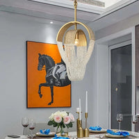 Suspension en cristal Luxe Moderne LED Décoratif | Marco Lucetti