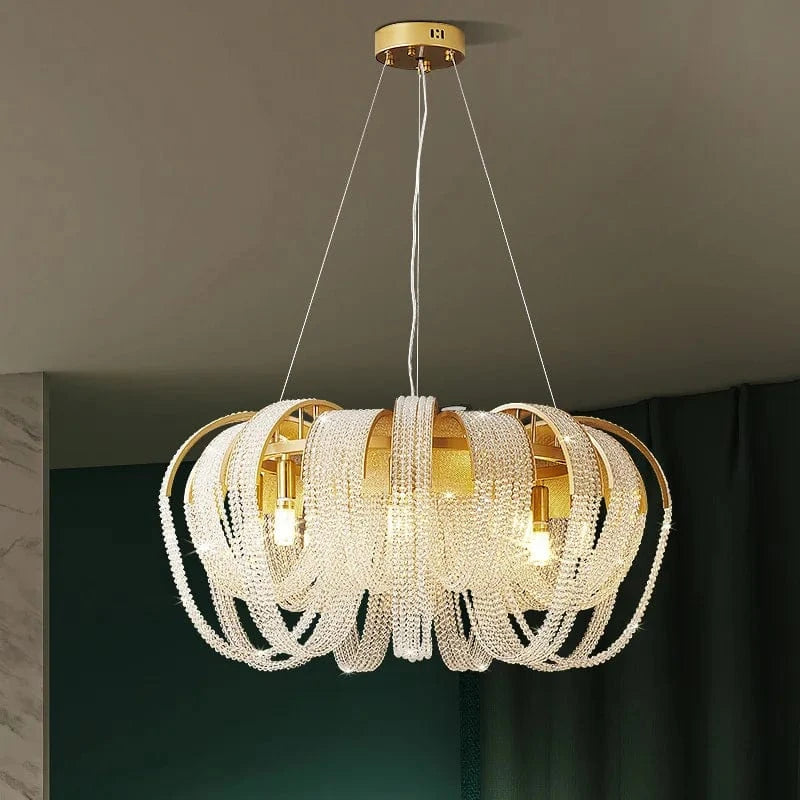 Suspension en cristal Luxe Moderne LED Décoratif | Marco Lucetti