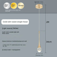 Suspension en cristal moderne. | Marco Lucetti A variateur
