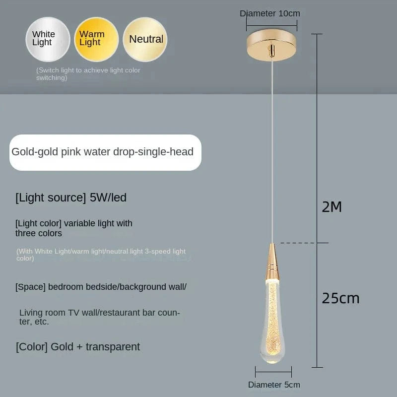 Suspension en cristal moderne. | Marco Lucetti C dimmable