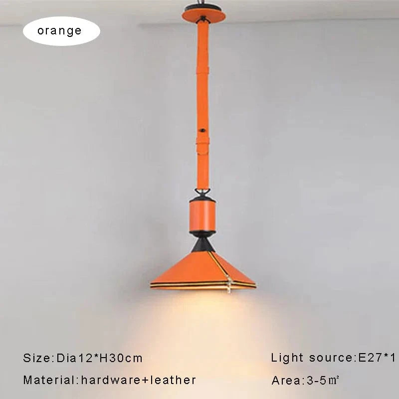 Suspension en cuir de luxe minimaliste et moderne | Marco Lucetti