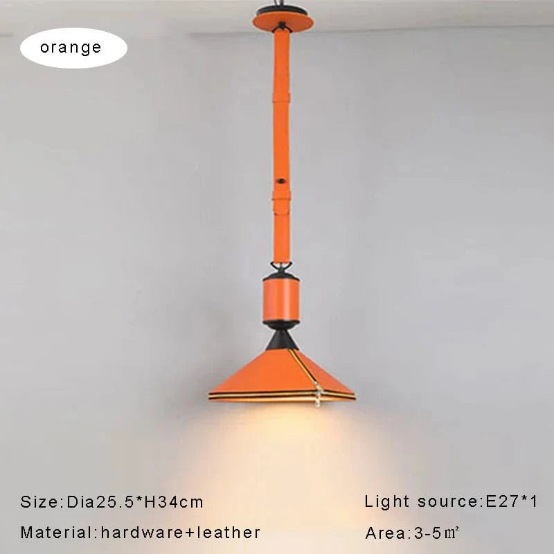 Suspension en cuir de luxe minimaliste et moderne | Marco Lucetti