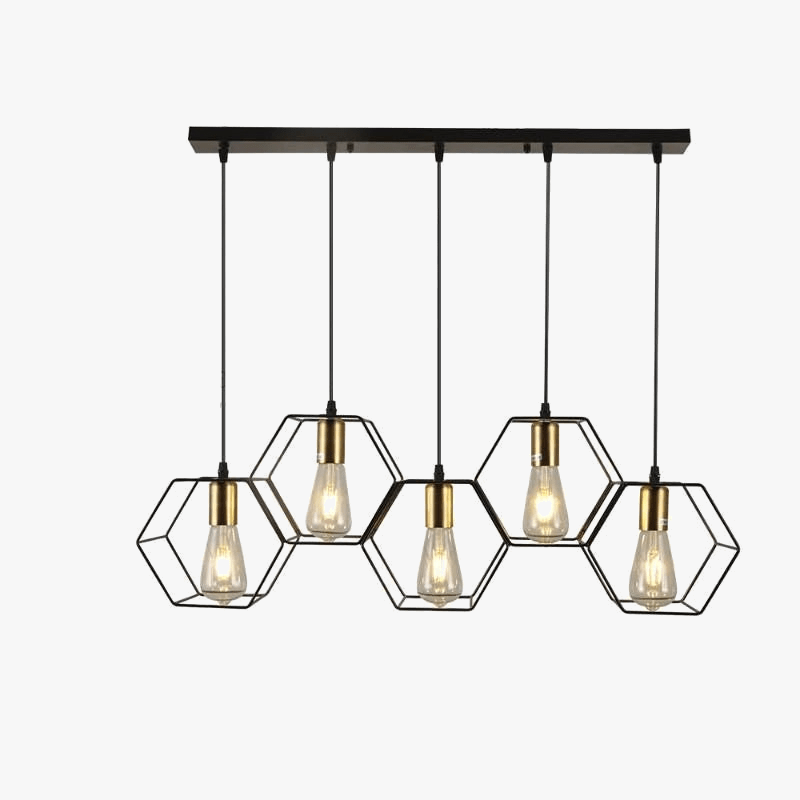 Suspension en fer forgé à multi-têtes | Marco Lucetti