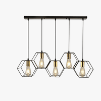 Suspension en fer forgé à multi-têtes | Marco Lucetti