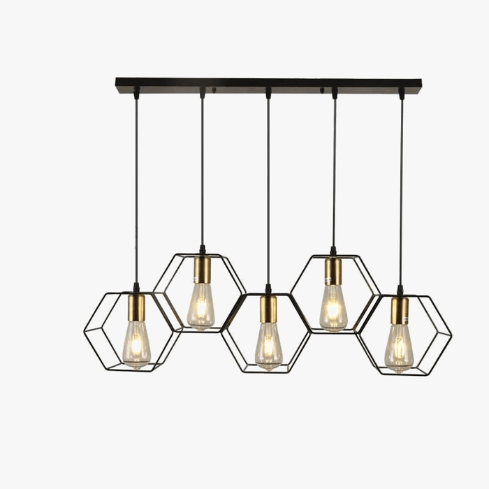 Suspension en fer forgé à multi-têtes | Marco Lucetti