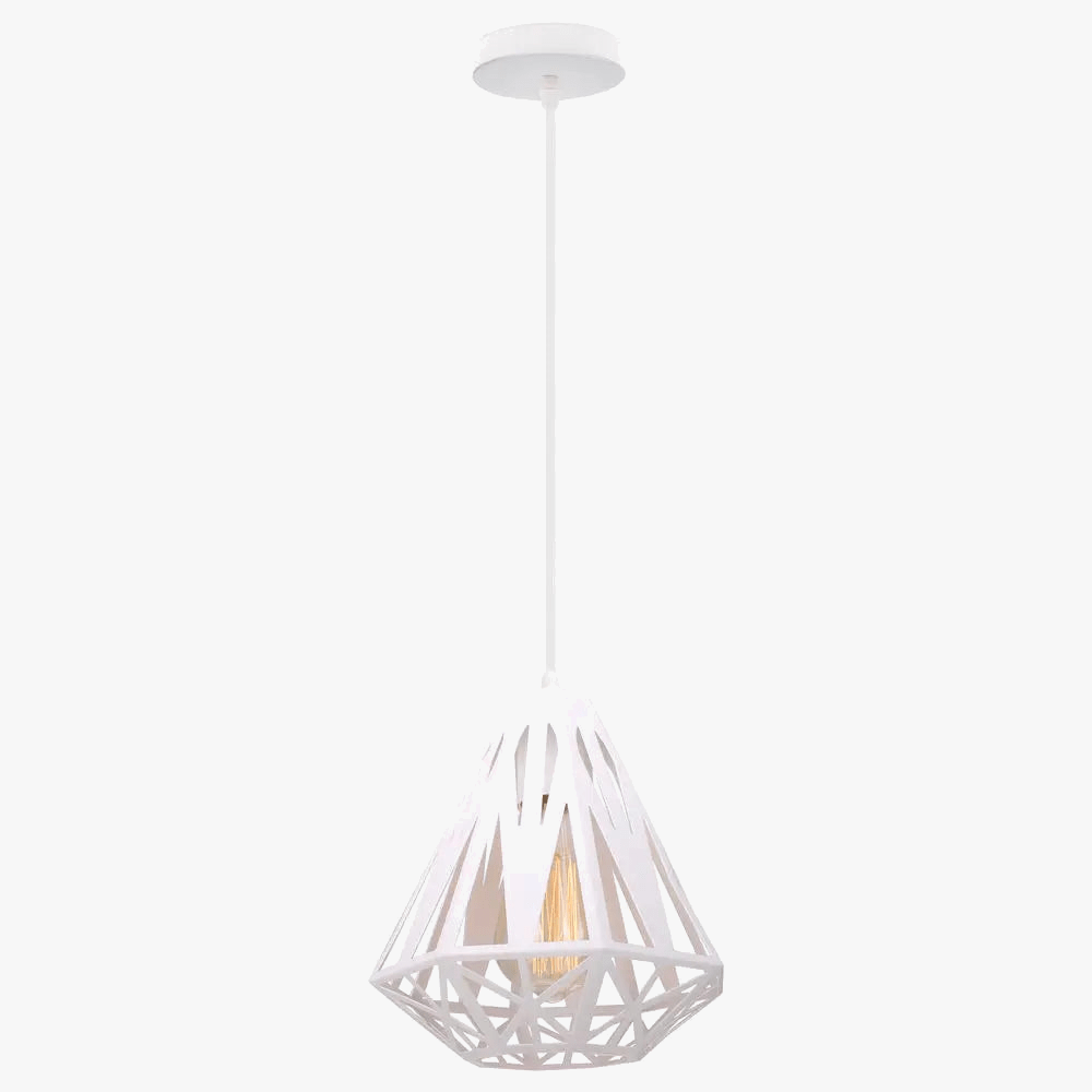 Suspension en fer Vintage Industriel pour Maison Salon Cuisine Île Plafond Lampe LED | Marco Lucetti