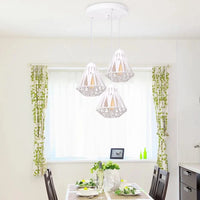 Suspension en fer Vintage Industriel pour Maison Salon Cuisine Île Plafond Lampe LED | Marco Lucetti