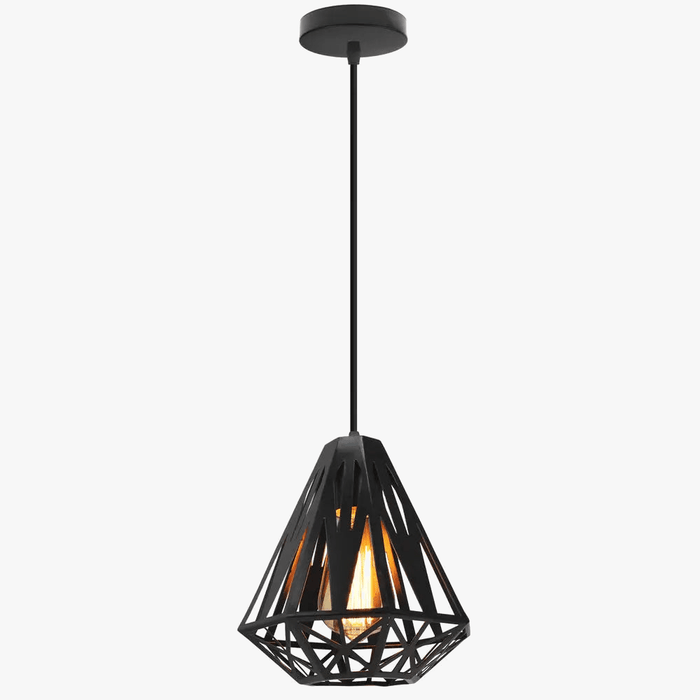 Suspension en fer Vintage Industriel pour Maison Salon Cuisine Île Plafond Lampe LED | Marco Lucetti