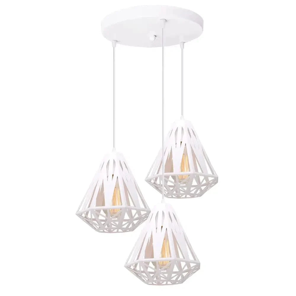 Suspension en fer Vintage Industriel pour Maison Salon Cuisine Île Plafond Lampe LED | Marco Lucetti C2