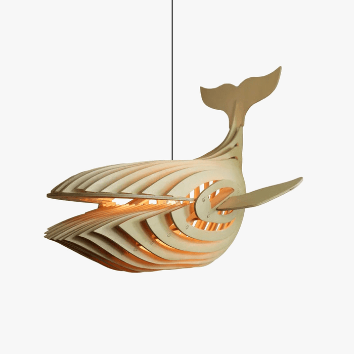 Suspension bois Poisson 