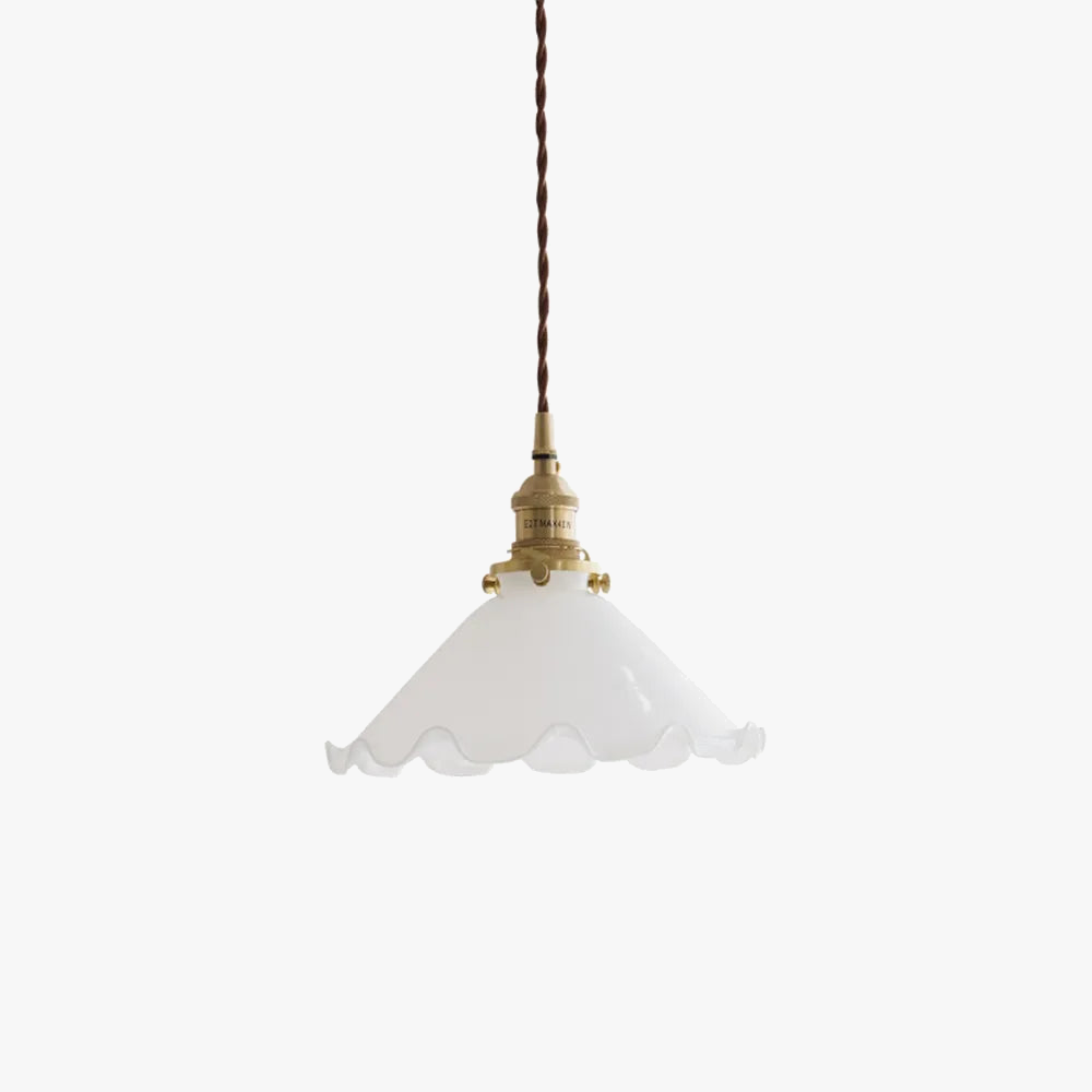 Suspension Loft en Laiton et Verre