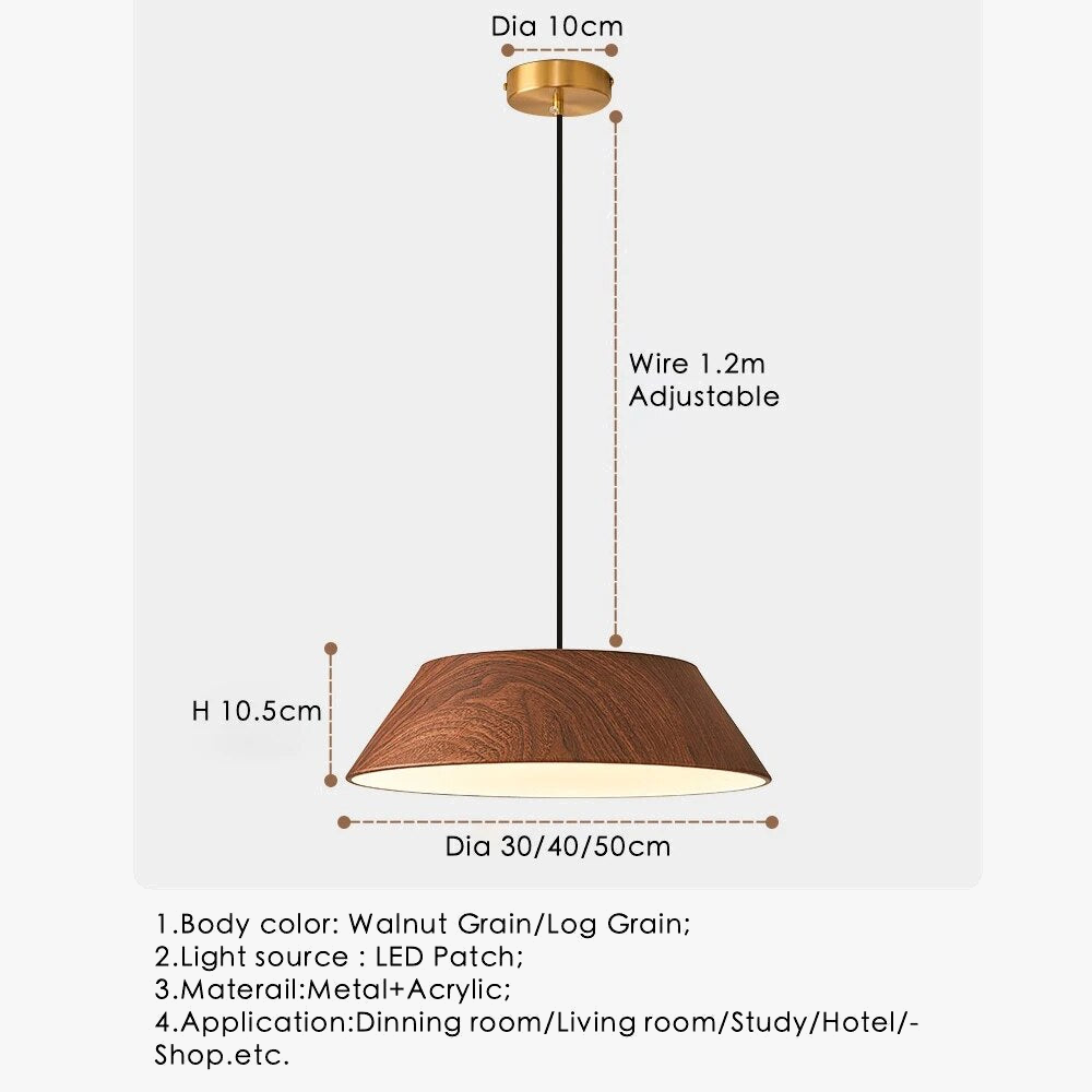 Suspension Métal & Bois
