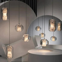 Suspension en marbre au design contemporain | Marco Lucetti