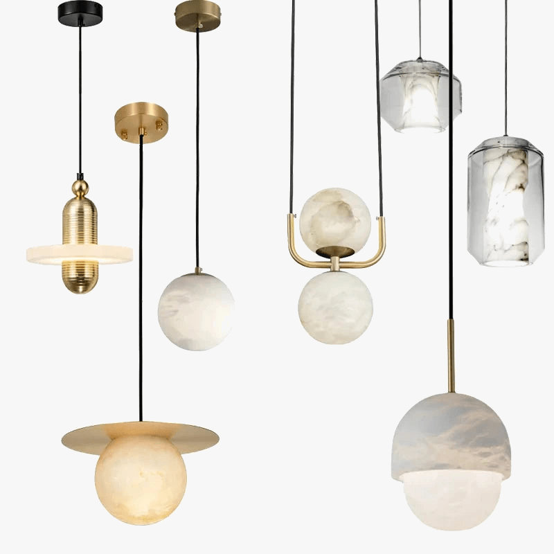 Suspension en marbre au design contemporain | Marco Lucetti