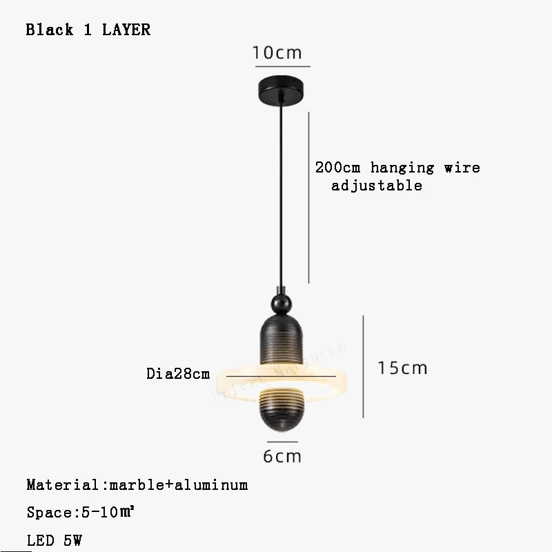 Suspension en marbre de luxe | Marco Lucetti