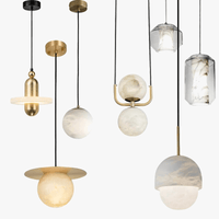 Suspension en marbre design moderniste | Marco Lucetti