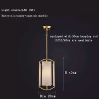 Suspension en marbre design moderniste | Marco Lucetti K / Lumière chaude