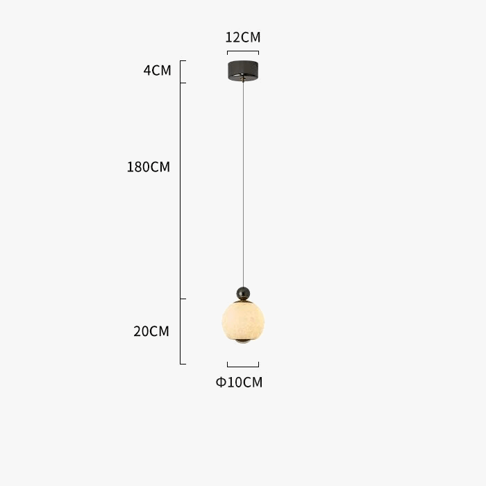 Suspension en marbre espagnol pour chambre chic | Marco Lucetti