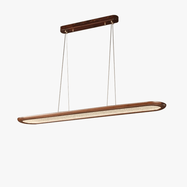 Suspension en noyer design pour bar led décoratif | Marco Lucetti