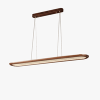 Suspension en noyer design pour bar led décoratif | Marco Lucetti