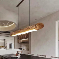 Suspension en noyer noir pour Table à manger - Élégance Naturelle | Marco Lucetti