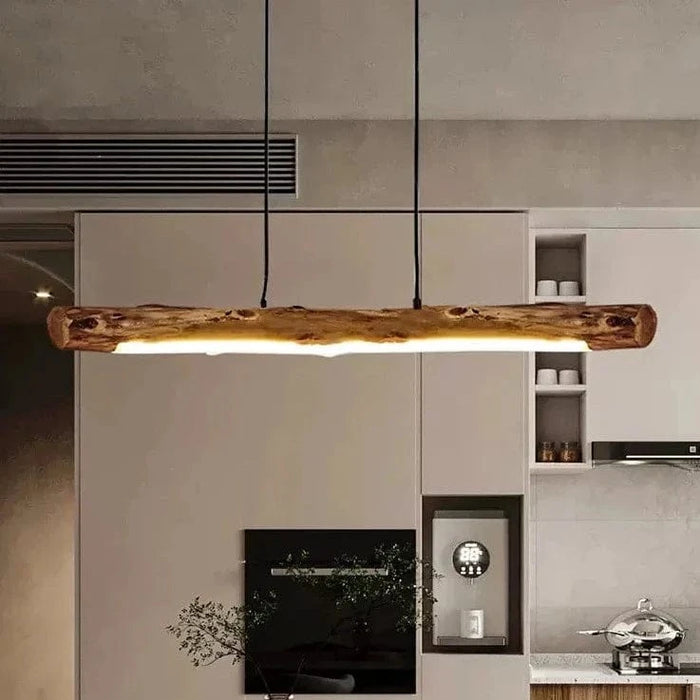 Suspension en noyer noir pour Table à manger - Élégance Naturelle | Marco Lucetti