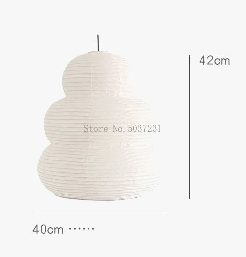 Suspension en papier par le styliste danois : abat-jour rétro | Marco Lucetti 0