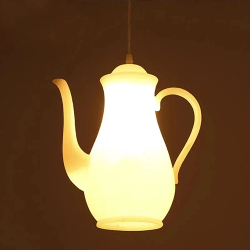 Suspension en résine avec tasse de thé et théière - Édition Thématique | Marco Lucetti