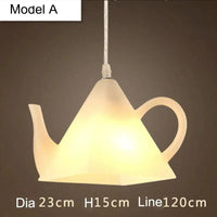 Suspension en résine avec tasse de thé et théière - Édition Thématique | Marco Lucetti A