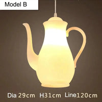 Suspension en résine avec tasse de thé et théière - Édition Thématique | Marco Lucetti B