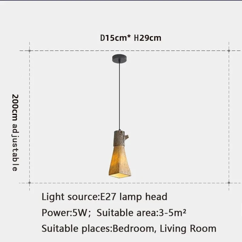 Suspension en résine nordique pour une chambre moderne | Marco Lucetti