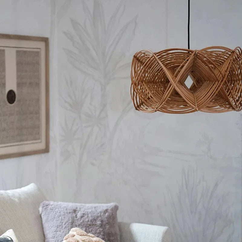 Suspension en rotin artisanale | Marco Lucetti